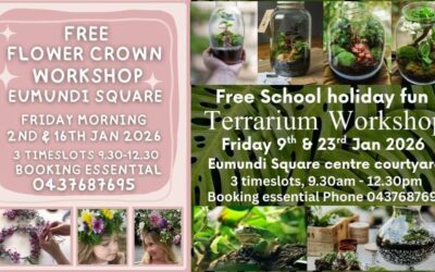 Free Workshops at Eumundi Square