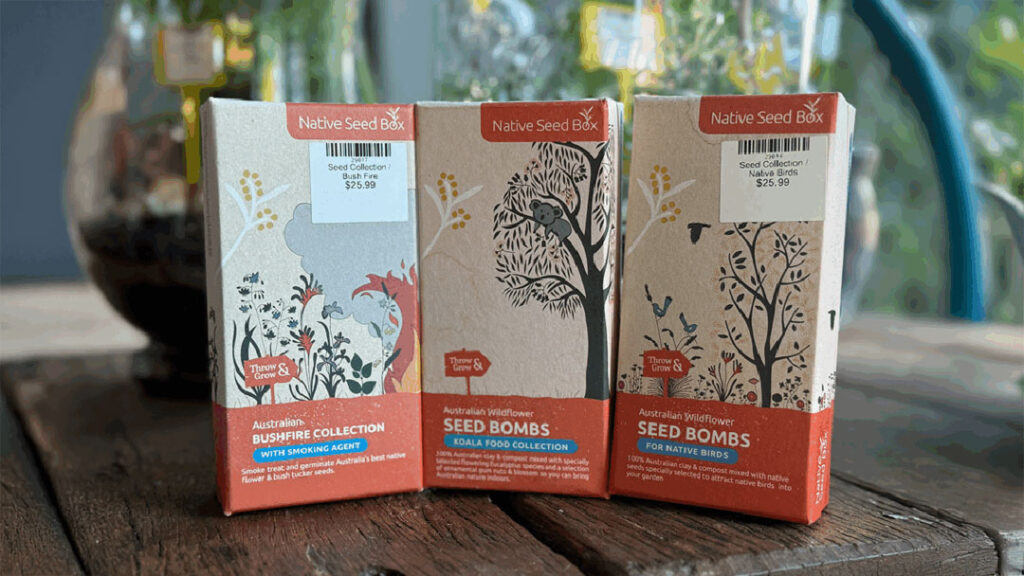 Seed Bombs from Steps Garden Centre, Sunshine Coast