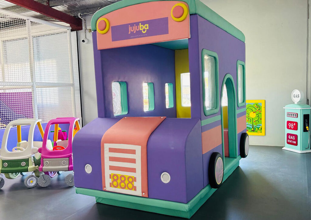 Play Bus at the New Indoor Play Cafe in Caloundra, Jujuba
