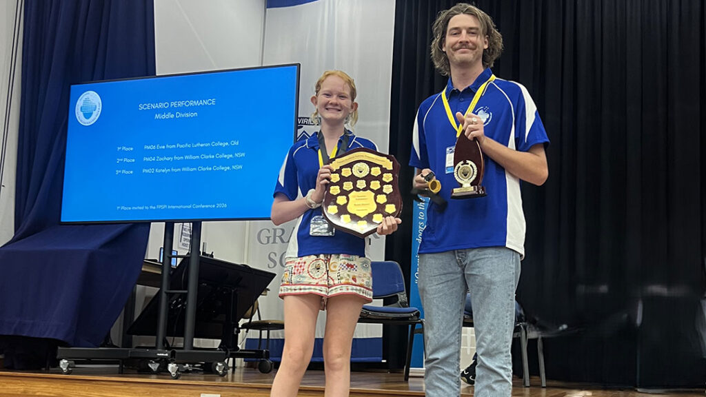 Pacific-lutheran-college_future-problem-solvers1 | Kids in Brisbane, Gold Coast, Sunshine Coast | Kotc Students from Pacific Lutheran College Sunshine Coast at Future Problem Solving Competition 2025