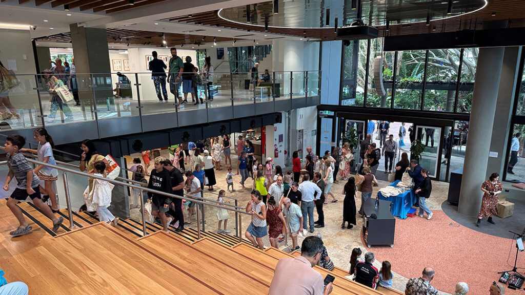 Tiered Seating at the New Library+ Caloundra, Sunshine Coast