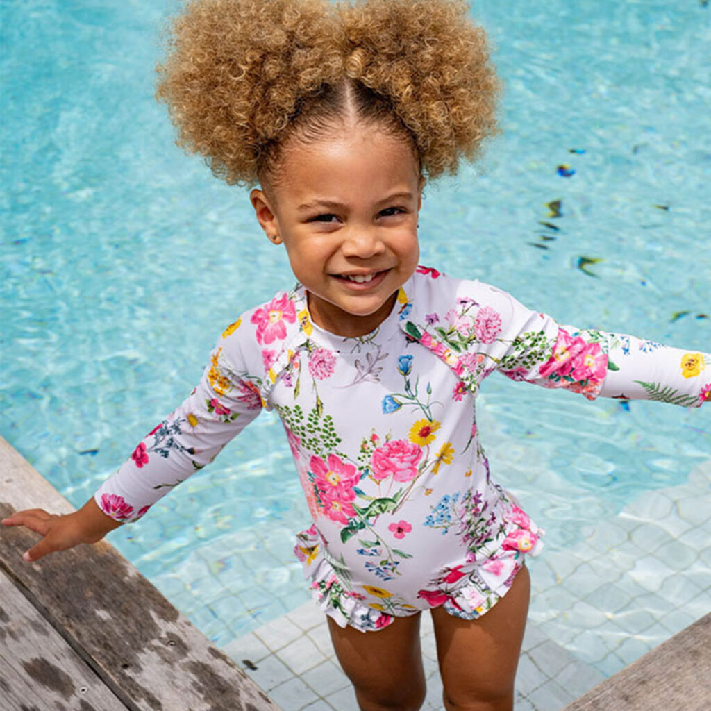 Moobaba-swimmers | Kids in Brisbane, Gold Coast, Sunshine Coast | Kotc Ivy Long-sleeved Sunsuit