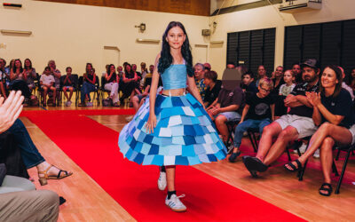 Wearable art takes centre stage at Mountain Creek State School
