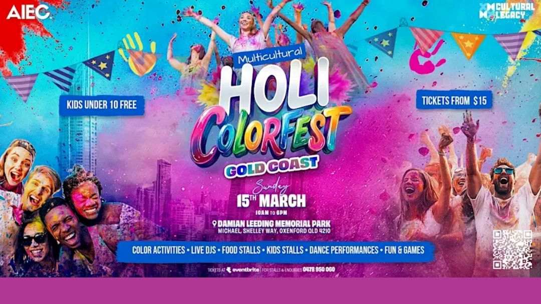 Multicultural Holi Colourfest Gold Coast