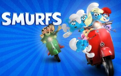 Outdoor Cinema in the Suburbs: Smurfs