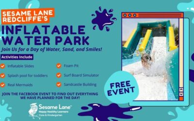 Sesame Lane Redcliffe’s Inflatable Waterpark
