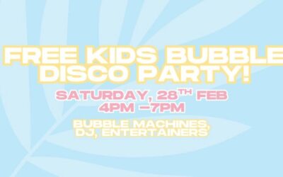 Free Kids Bubble Disco Party