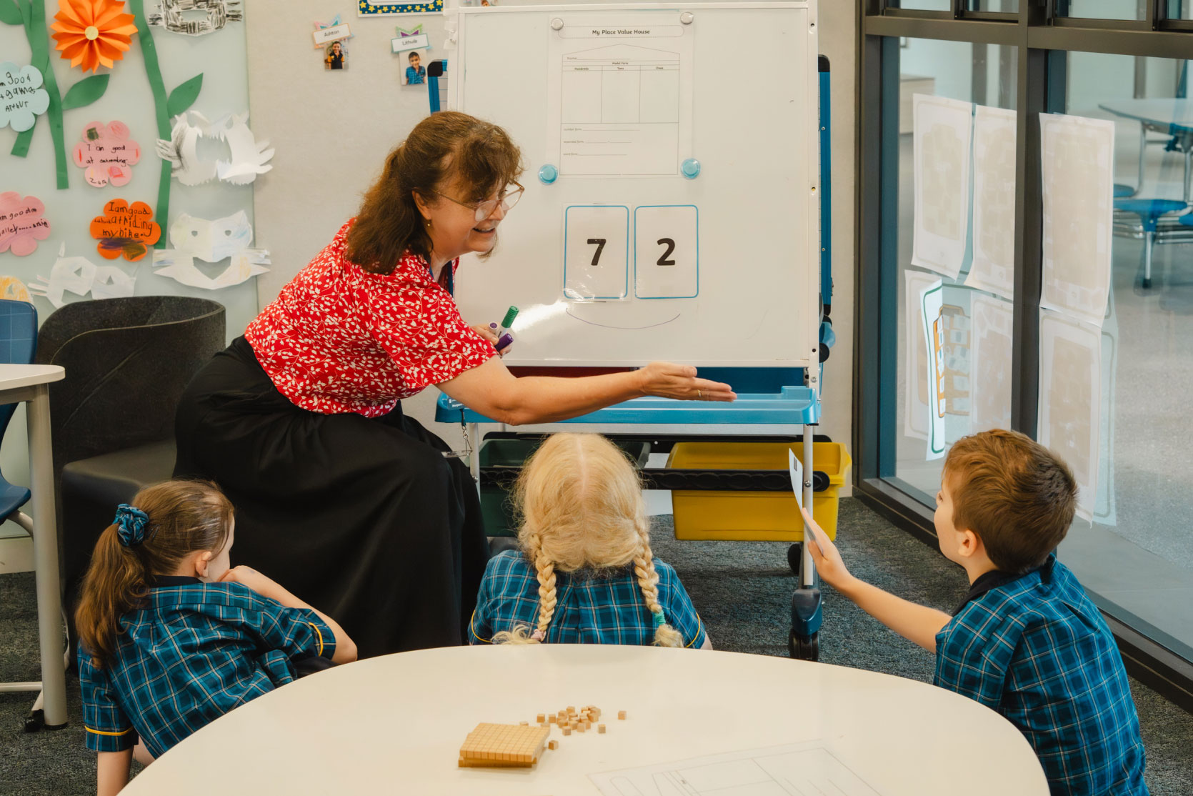 Students at Mancel College, Brisbane