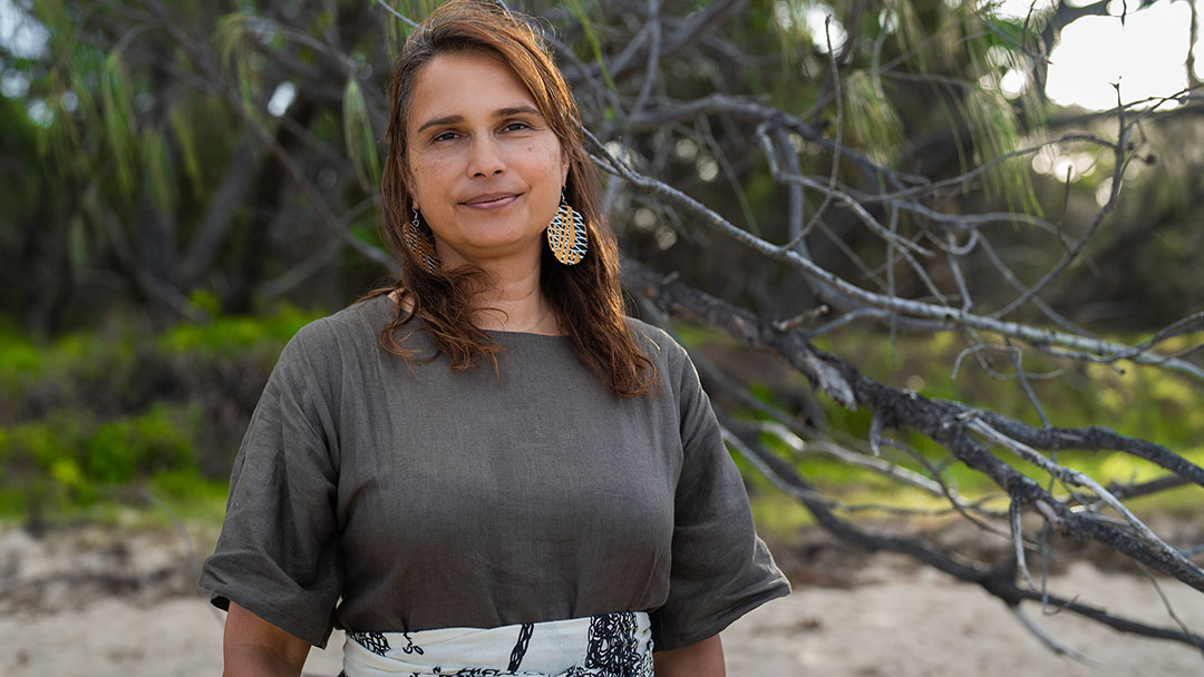 Weaving traditional stories at Museum of Brisbane with new artist in residence