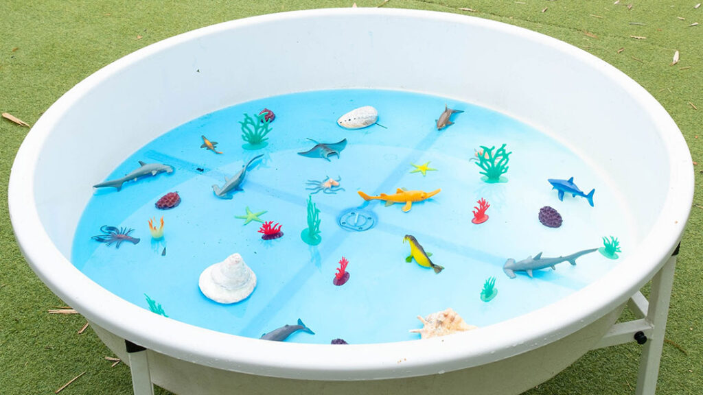 Water Play Elements at out & About, Maroochydore Early Learning Centre