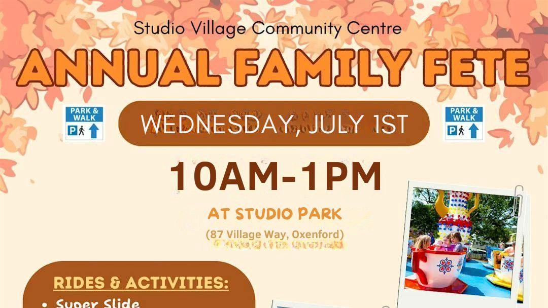 Studio Village Annual Family Fete