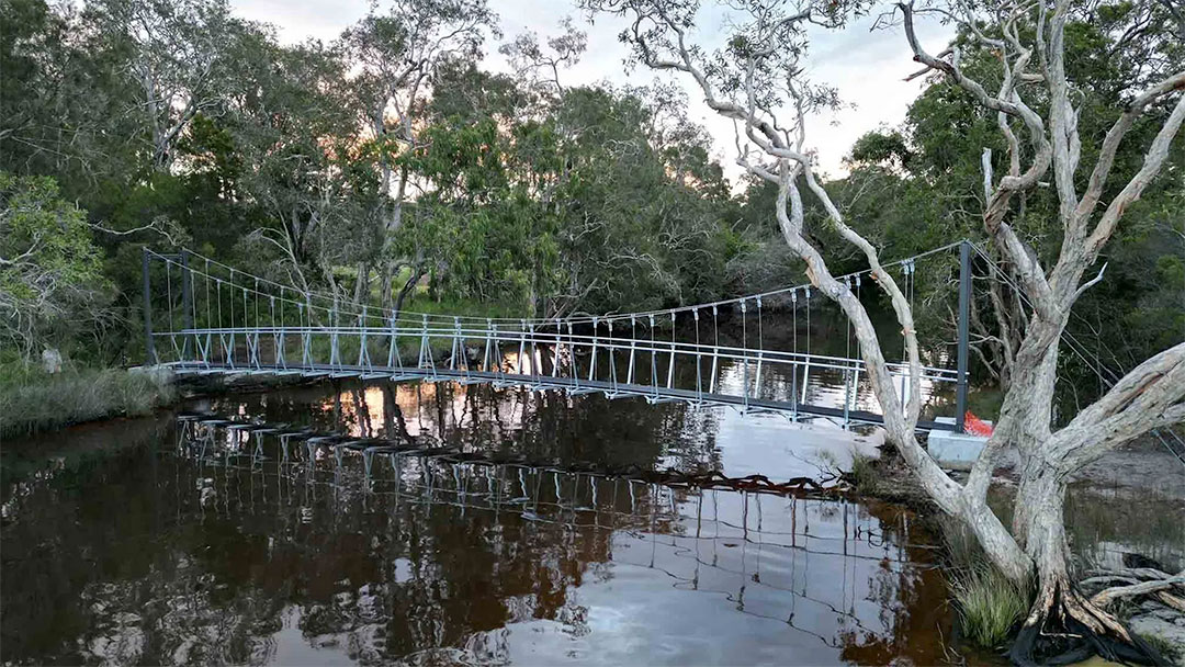 Best-sunshine-coast-walks-lake-weyba3 | Kids in Brisbane, Gold Coast, Sunshine Coast | Kotc Upgraded Footbridge on Lake Weyba Walk, Sunshine Coast