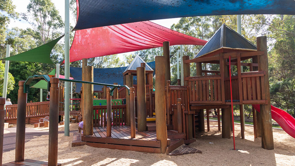 Shaded Playground at Grinstead Park, Brisbane