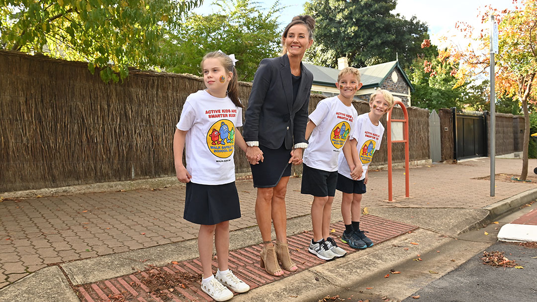 Step up to a healthier future with National Walk Safely to School Day