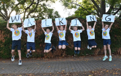 National Walk Safely to School Day