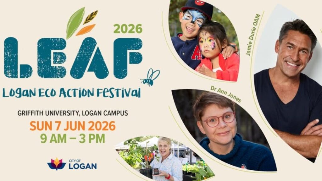 0527_logancitycouncil_leaf2026_hero | Kids in Brisbane, Gold Coast, Sunshine Coast | Kotc Logan Eco Action Festival (leaf)
