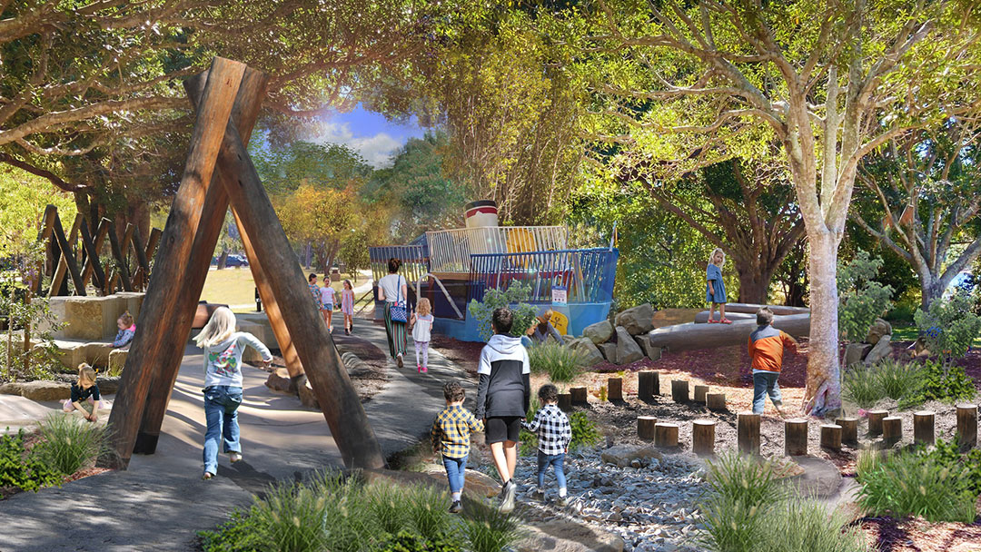New nature play space coming to Graceville Riverside Parklands