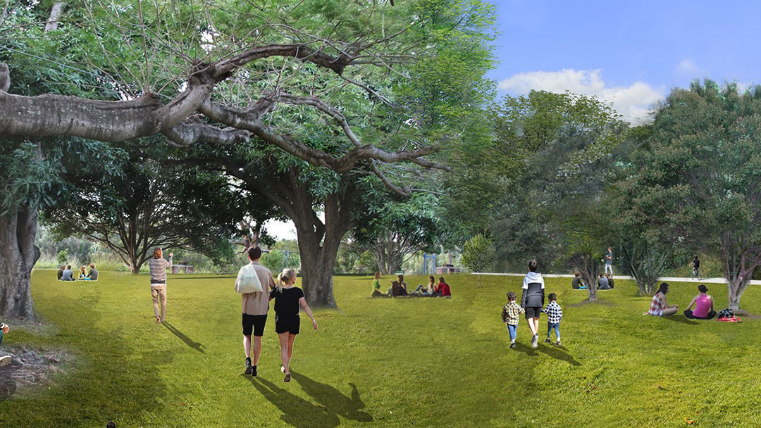 Artist Impression of Upgrades at Graceville Parklands Brisbane
