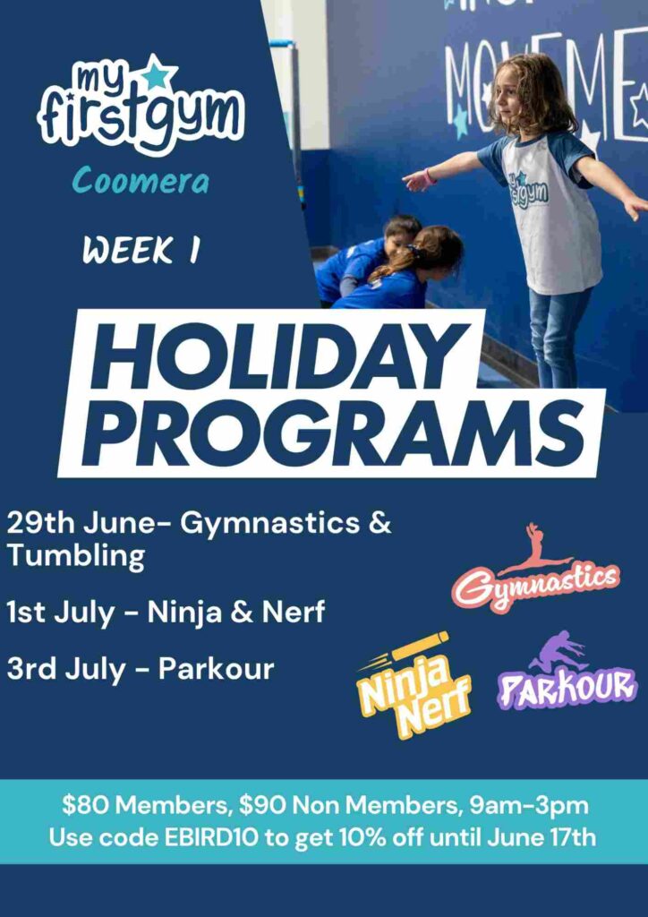 Myfirstgym Coomera Shg Winterpdf | Kids in Brisbane, Gold Coast, Sunshine Coast | Kotc Myfirstgym Coomera School Holiday Program