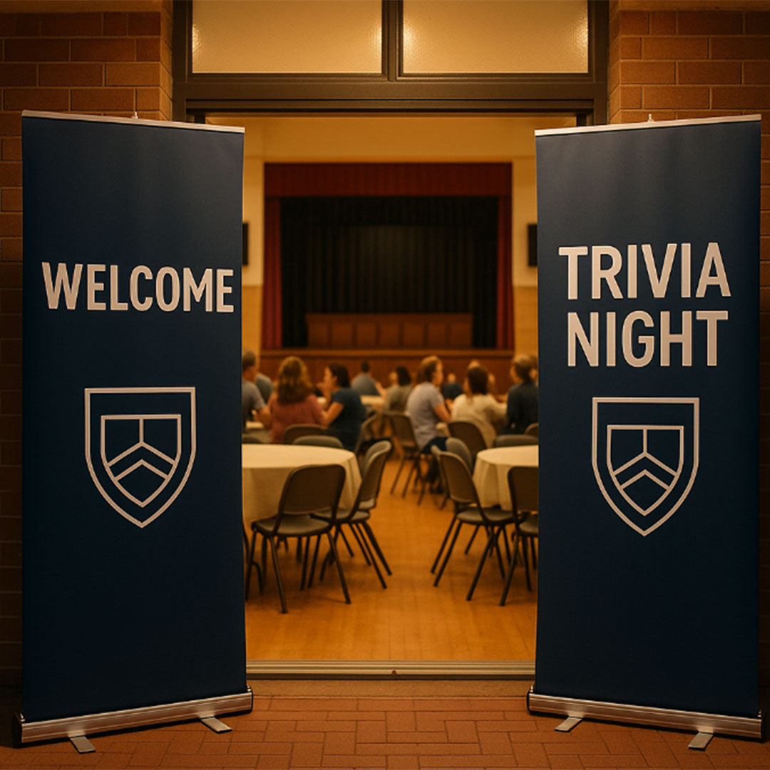 School-printing-4 | Kids in Brisbane, Gold Coast, Sunshine Coast | Kotc Pull-up Banners at a School Trivia Night