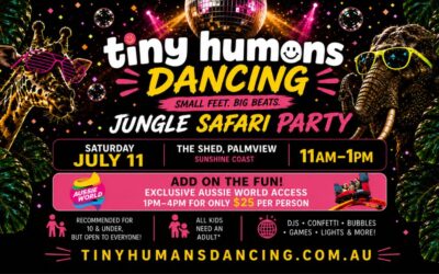 Tiny Humans Dancing: Jungle Safari Party