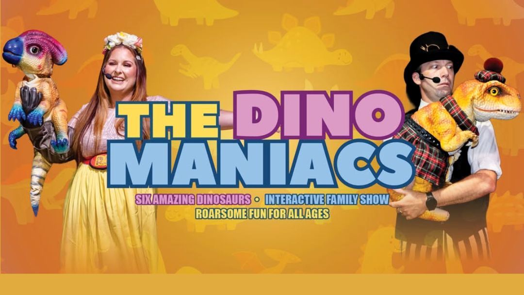0602_dinomaniacs_babydinosaurshow_hero | Kids in Brisbane, Gold Coast, Sunshine Coast | Kotc the Dino Maniacs Baby Dinosaur Show