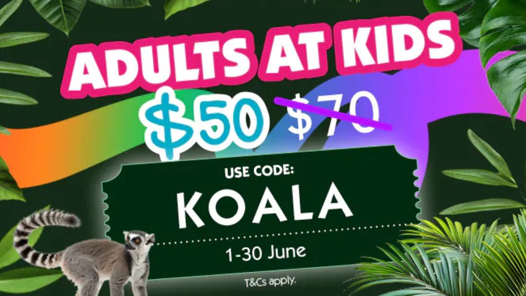 Adults at Kids Prices: Currumbin Wildlife Sanctuary