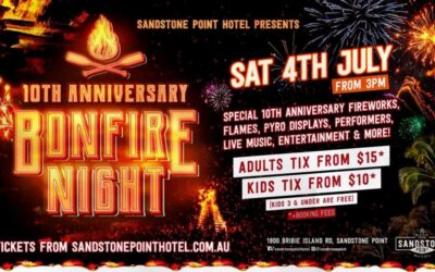 Sandstone Point 10th Anniversary Bonfire Night