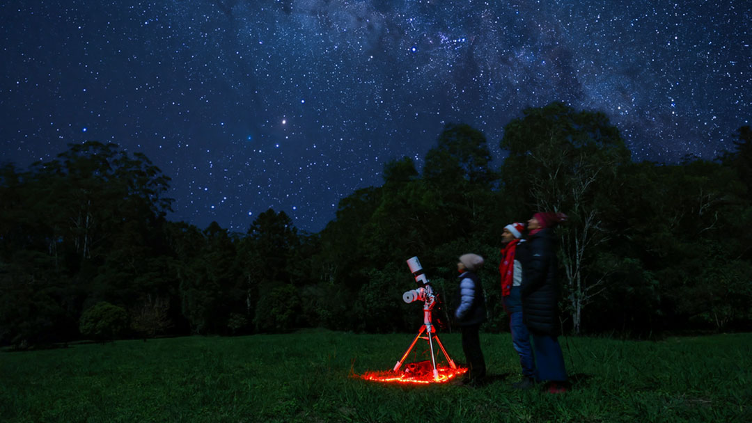Stargazing at International Dark Sky Reserve, Sunshine Coast