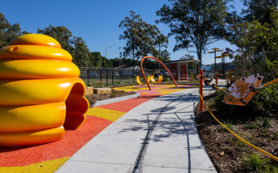 New sensory zone opens at Leslie Patrick Park all abilities playground