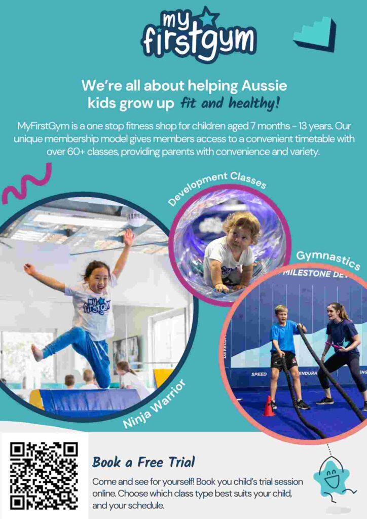 Term 3 Kids Classes – Free Trial at Myfirstgym Robina