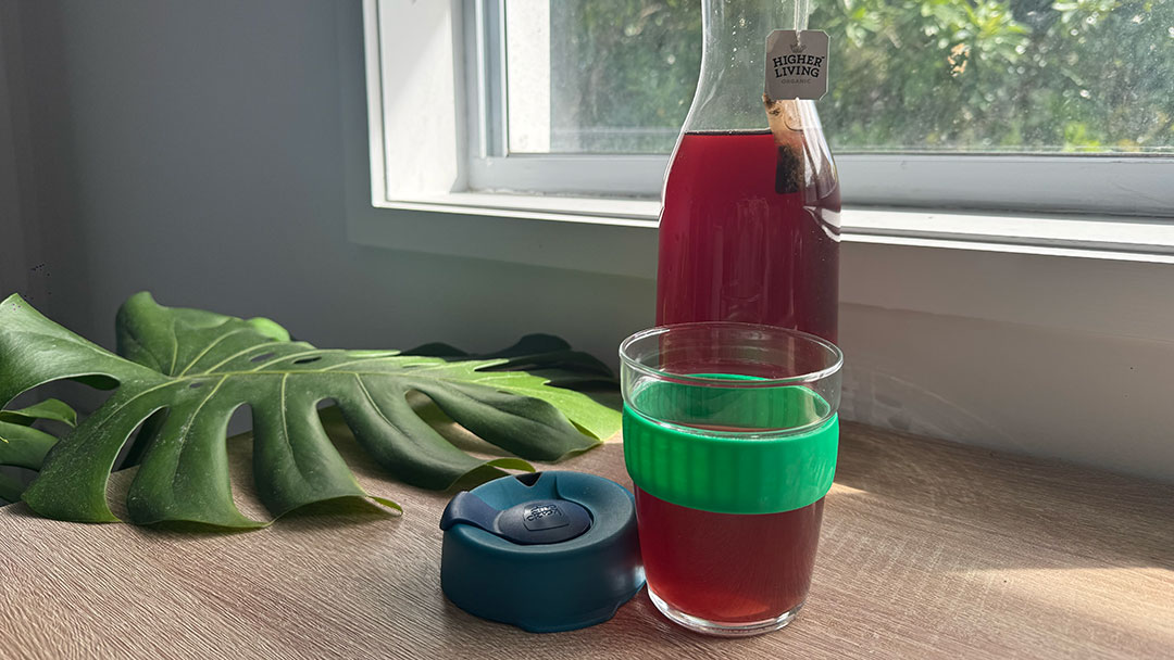 Health-eating-drink | Kids in Brisbane, Gold Coast, Sunshine Coast | Kotc Jug of Pomegranate Detox Drink from the Healthy4living Pantry Box Kit