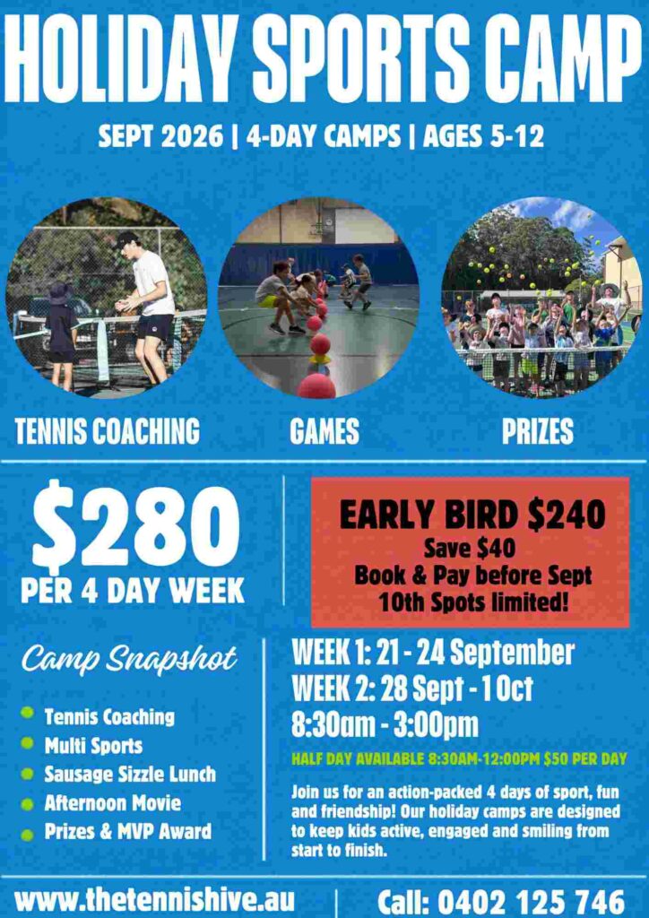 Spring School Holiday Tennis and Sports Camp