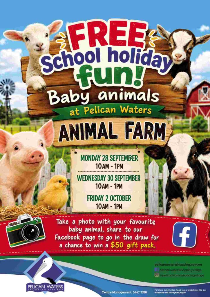 Flyer Templatepdf 8 | Kids in Brisbane, Gold Coast, Sunshine Coast | Kotc Free School Holiday Fun at Pelican Waters Shopping Village
