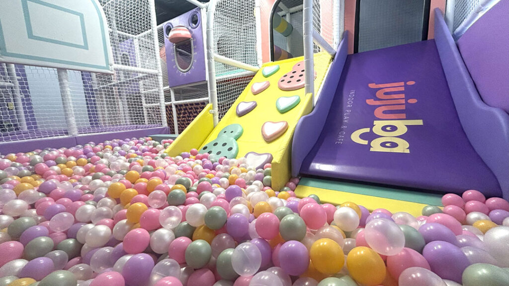 the Ball Pit at Jujuba Indoor Play Space, Sunshine Coast