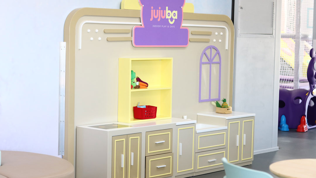 Jujuba-indoor-play-space-kitchen | Kids in Brisbane, Gold Coast, Sunshine Coast | Kotc Little Ones Can Get Creative in the Pretend-play Kitchen