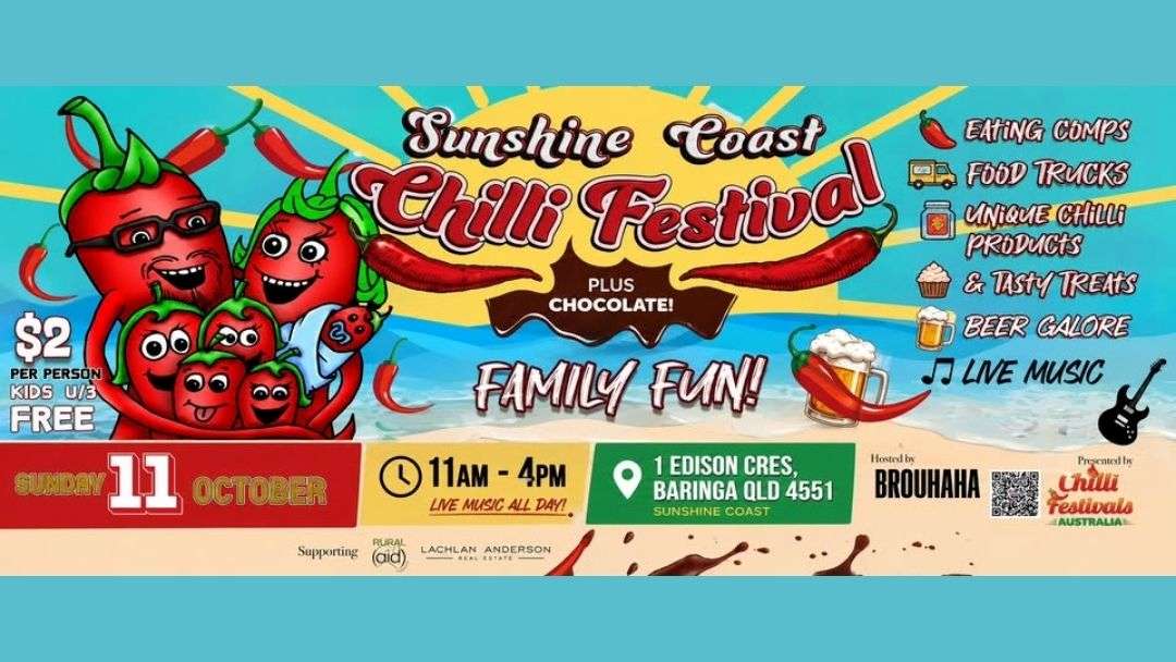0901_sunshinecoastchillifestival_2026_hero | Kids in Brisbane, Gold Coast, Sunshine Coast | Kotc Sunshine Coast Chilli Festival