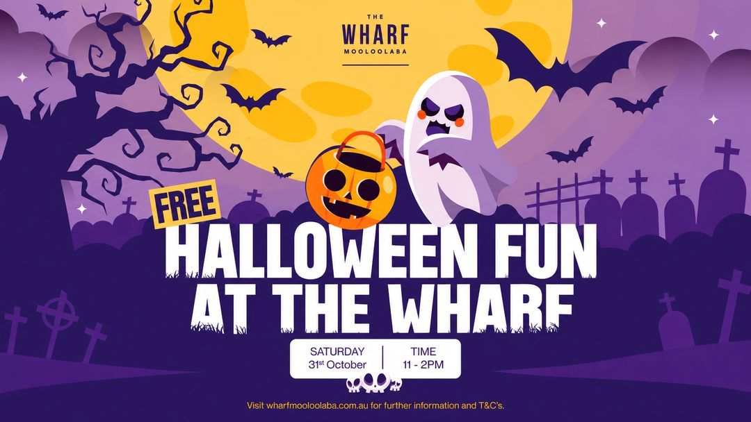 1014_thewharfmooloolaba_halloween_hero | Kids in Brisbane, Gold Coast, Sunshine Coast | Kotc Halloween at the Wharf