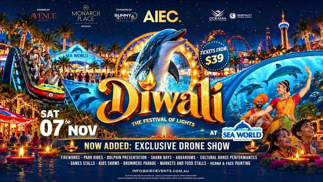Grand Diwali at Sea World Gold Coast