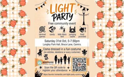 Light Party at Langley Park Hall, Camira