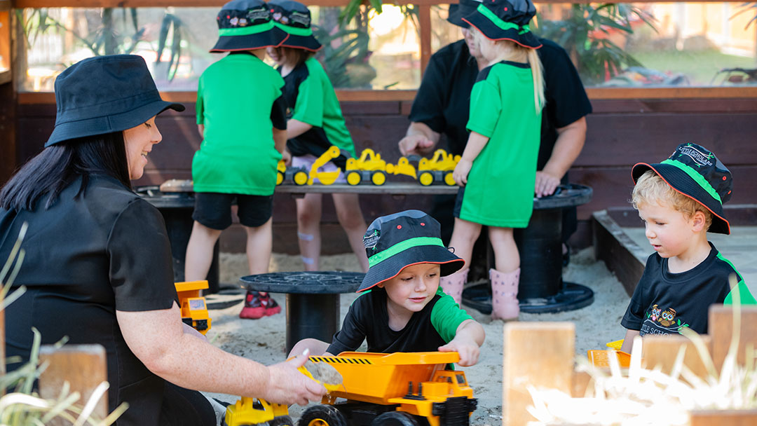 Little-scholars-nerang_sandpit | Kids in Brisbane, Gold Coast, Sunshine Coast | Kotc Children at Little Scholars Nerang Playing and Learning in the Sandpit