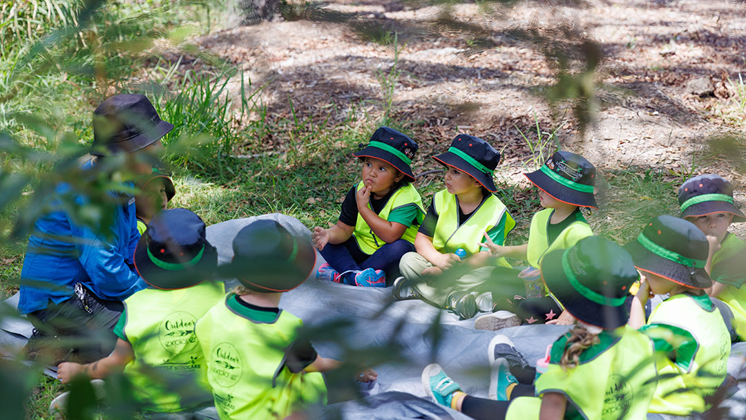Students at Little Scholars Yatala Outdoor Explorers Program
