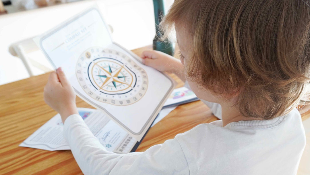 Ocean Explorer Mail Subscription - Child Reading Letter