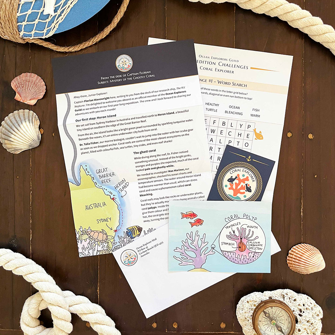 the Ocean Explorers Mail Pack